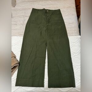 The Colette Crop Wide Leg Pants by Maeve